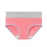 Women's Basic Panties 1 PC Underwear Simple Classic Pure Color Mid Waist Plus Size Gender Neutral Light Blue Black White M L XL Home Outfits