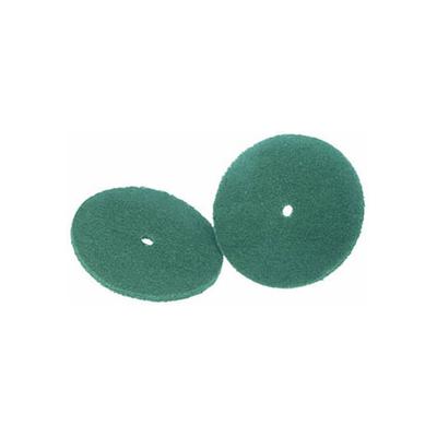 Regina/Koblenz Floor Machine Small Hole Green Scrubbing Pads With Holder #4501045