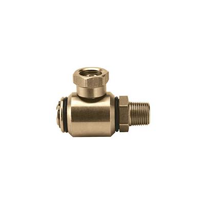 JE Adams High Pressure 90 Degree Boom Brass Swivels - 3/8 MPT x 3/8 FPT #7030