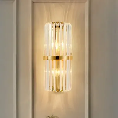 Modern Crystal Wall Lamps for Dining Table Room Corridor Illumination Bedroom Bedside Sconce Led Lights Fixtures Home-appliance