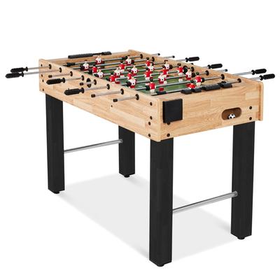 Foosball Game Table, Arcade Table Soccer w/ 2 Cup Holders, 2 Balls - N/A