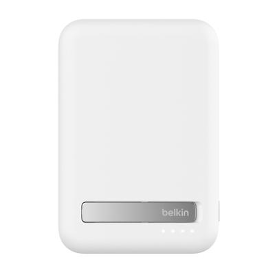 BELKIN Powerbank "BoostCharge Pro Qi2 8K" Akkumulatoren magnetisch, kompatibel mit MagSafe Gr. 3,85 V 8000 mAh, weiß