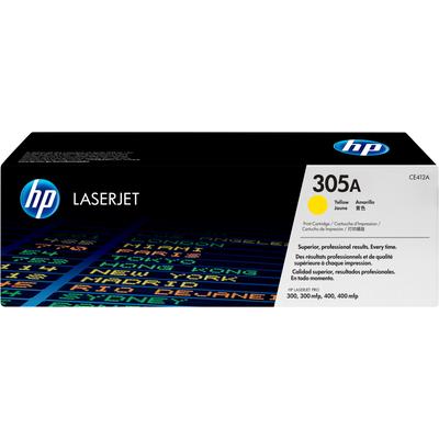 HP Tonerkartusche "305 Original LaserJet" Tonerpatronen gelb