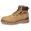Schnürboots DOCKERS BY GERLI, Herren, Gr. 45, braun (camelfarben), Lederimitat, Textil, used, klassisch, Schuhe, Winterstiefel, Freizeitstiefel, Worker-Boots mit modischen Details