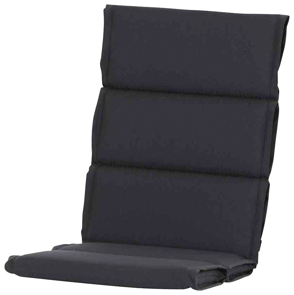 Polsterauflage SIENA GARDEN "Stella, TOPSELLER", grau, B:48cm H:6cm T:110cm, Olefin (Polypropylen), Polsterauflagen, Polsterauflage, B/T: 48x110 cm