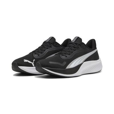 Laufschuh PUMA "Pounce Lite Laufschuhe Erwachsene", Gr. 37.5, schwarz-weiß (schwarz, weiß), Obermaterial: Textil, Synthetik; Futter: Textil; Innensohle: Textil; Laufsohle: Gummi, Schuhe Image