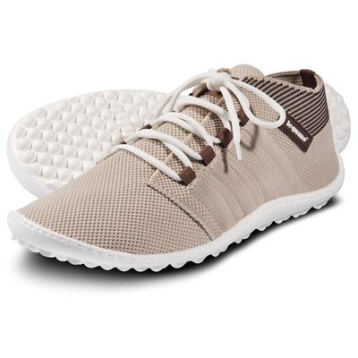 Barfußschuh LEGUANO "BEAT", Damen, Gr. 36, beige, Textil, sportlich, Schuhe, Freizeitschuh, Halbschuh, Schnürschuh für M