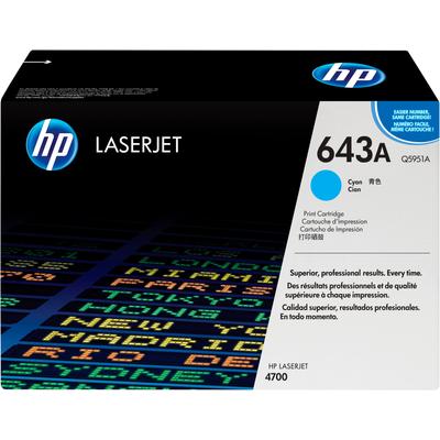 HP Tonerkartusche "643A Original LaserJet" Tonerpatronen blau (cyan)