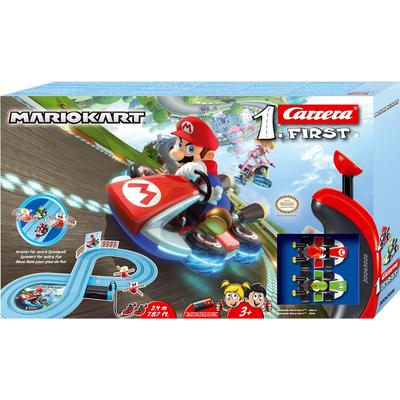 Autorennbahn CARRERA "Carrera First - Mario Kart™" Autorennbahnen blau Kinder