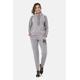 Trainingsanzug CIPO & BAXX "Homewear", Damen, Gr. XL, grau, 61% Viskose;33% Polyester;6% Elasthan, unifarben, casual, regular fit, Sportanzüge, mit Logo und Schriftzug, WLR147