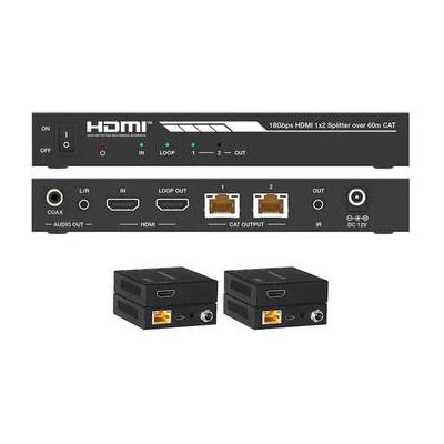 DVDO 4K 1 x 2 HDMI Splitter with Category Outputs DVDO-SPLITTER-12-CAT