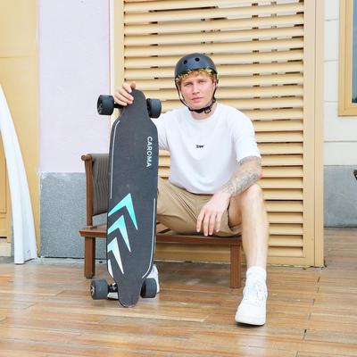 TEMU Caroma Electric Skateboard, 4000mah Lithium Battery, 500w Powerful Dual-motor, Maple Deck, 4 , Up To 18miles Long Range, Adults Electric