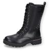 Winterboots DOCKERS BY GERLI, Kinder, Gr. 33, silber (schwarz, silber), Lederimitat, modisch, Schuhe, Biker Boots, Stiefel mit Reißverschluss