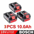 Batteria di ricambio 18V 10000mAh per Bosch 18V Professional System Draadloze Tools Bat609 Bat618 Gba18v80 21700 Cell