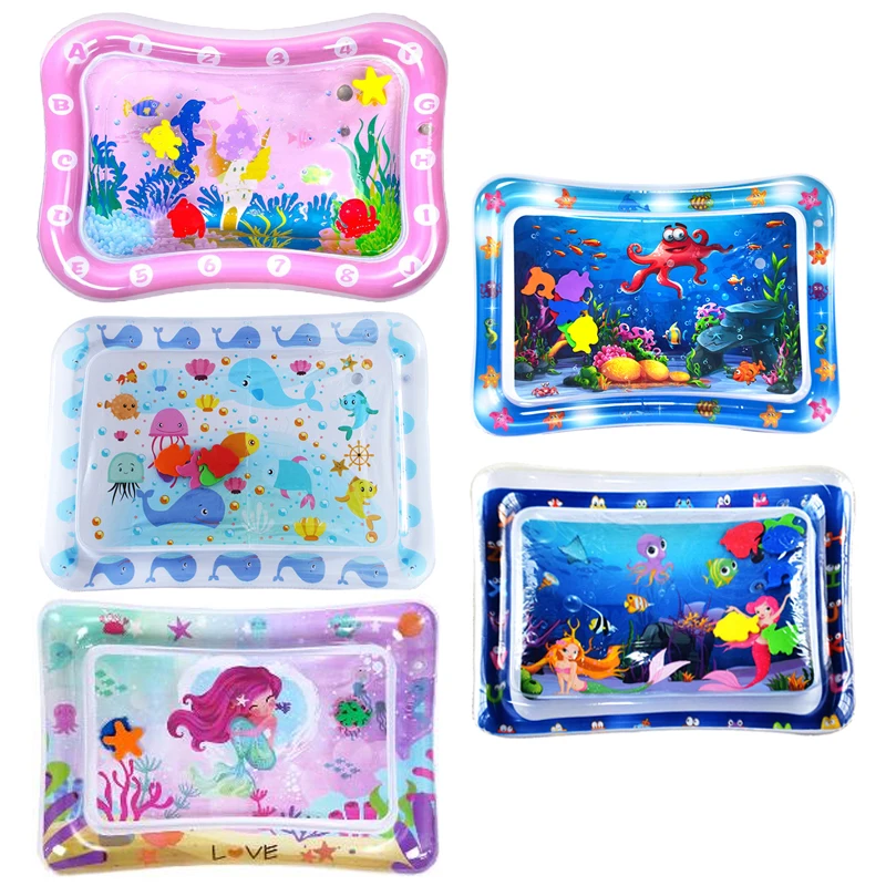 Baby-Krabbelmatte Wasser-Matte Eltern-Kind-Wasserspielzeug PVC Aufblasbare Matte Frühkindliche Bildungsentwicklung Aktivitätsspielzeug Image