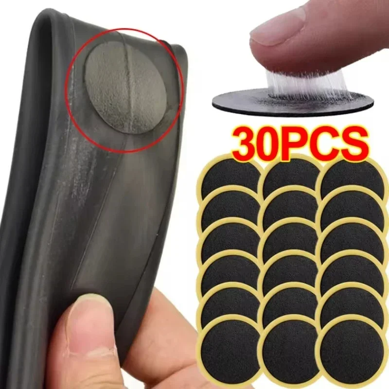Fahrradreifen-Reparatur-Patch, kleberfreier, schnell reparierender Reifenschutz-Patch für Mountainbike, Rennrad, Innenreifen-Reparatur-Pads Image