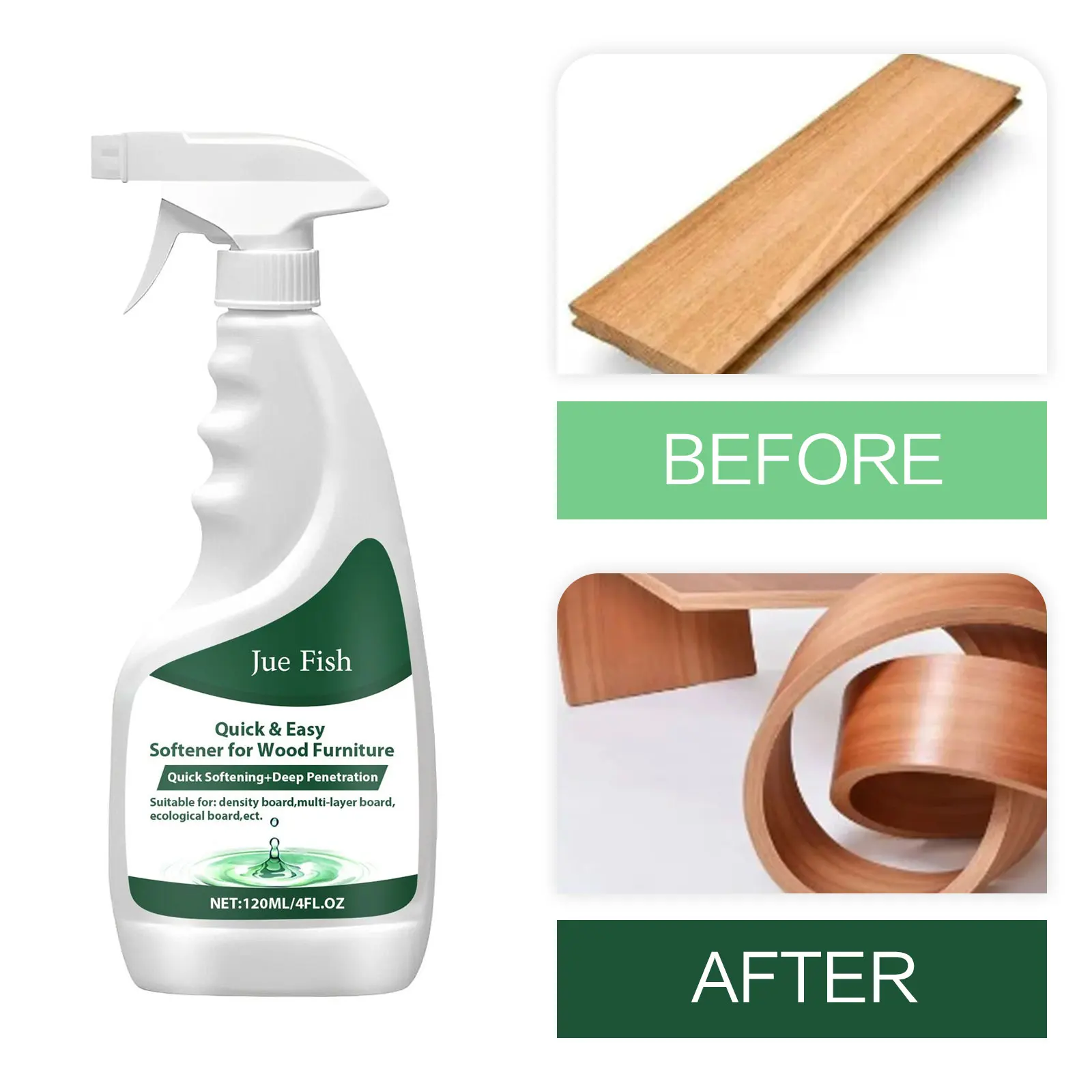 Holz möbel Weichspüler bogenförmige Holz Handwerk Produktion verhindern UV-Schäden pflegende Möbel Restaurierung Holz erweichen Flüssigkeit