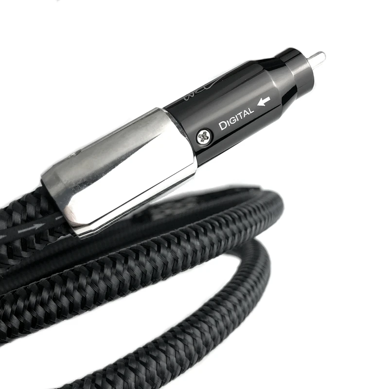 Hi-End WEL Signature RCA Digitales Koaxialkabel (PSS), silberne HiFi-Audio-Dekodierungs-Signalkabel mit perfekter Oberfläche Image
