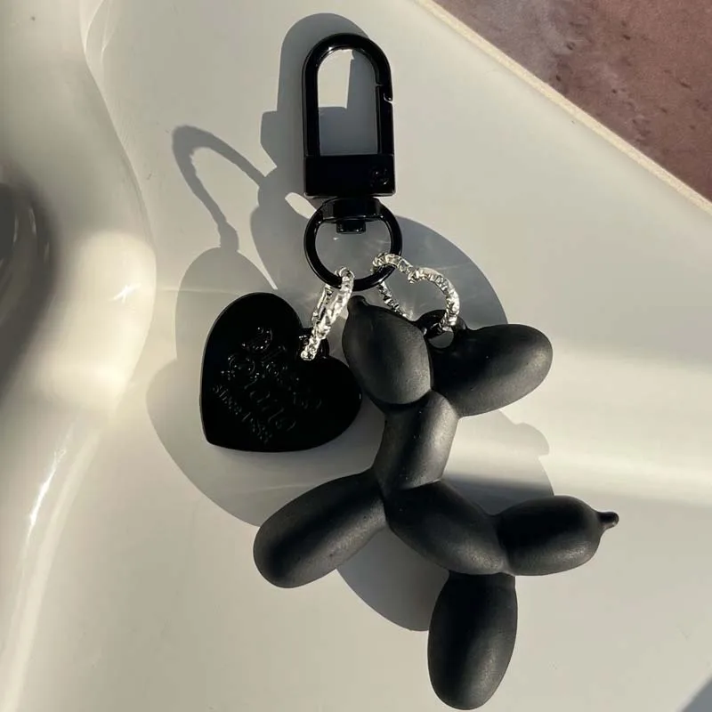 Mode Schlüsselbund Punk Y2K Ballon Hund Schlüsselanhänger für Frauen Tasche Anhänger Schmuck Schmuckstück Mädchen Auto Schlüssel Ring Schlüssel Kette Zubehör Image