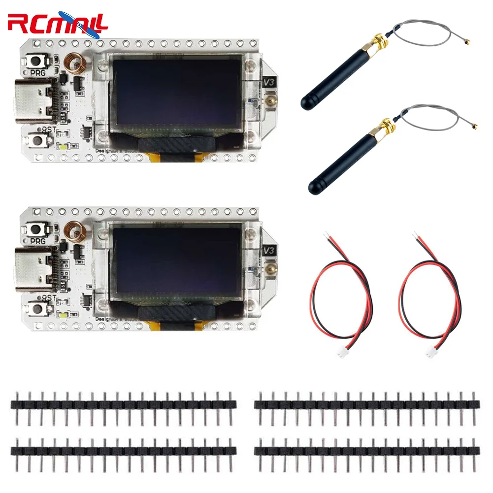 LoRa32 V3 868 MHz 915 MHz Entwicklungsboard SX1262 BT WIFI ESP32 Lora Kit mit 0,96 Zoll OLED-Display für Arduino IOT Meshtastic Image