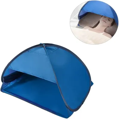 Neue Tragbare Sun Shelter Outdoor Mini Sonnenbaden Kopf Zelt Winddicht Sand Beweis Baldachin Kopfstütze Pops Up Strand Sonnenschutz Zelte