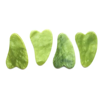 1PC Natural Jade Stone Gua Sha Board Massage Guasha Scraper Plate Face Beauty Health Massager Tools