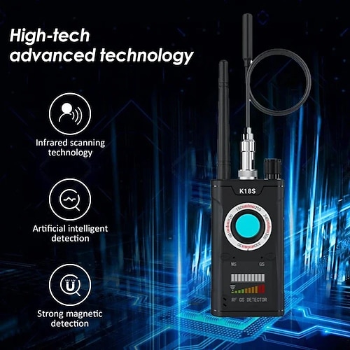 Multifunktions-Rückfahrkamera-Detektor Anti-Überwachung GPS-Signal HF-Tracker erkennt verdeckte Abhörgeräte Image