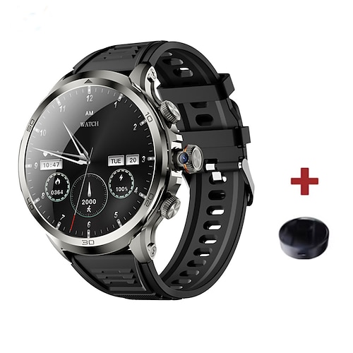696 H19 Smartwatch 1.95 Zoll Smartwatch Fitnessuhr Bluetooth Schrittzähler Anruferinnerung Schlaf-Tracker Kompatibel mit Android iOS Herren GPS Freisprechanlage Kamera IP 67 52mm Uhrengehäuse Image