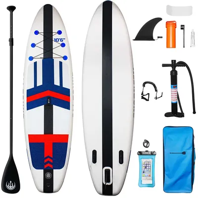 Inflatable Stand Up Paddleboard Ultra Light Inflatable Paddle Board with Paddle Board Accessories,