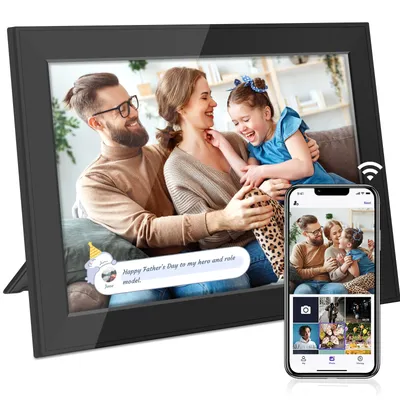 Digital Picture Frame 10.1 Inch Frameo Digital Photo Frame WiFi Large Storage1280 x 800 HD IPS Touch