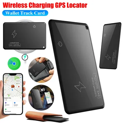 Wireless Charging Air Wallet Card Ultra Thin Tracker For APPLE IOS Find My With MFi Certification