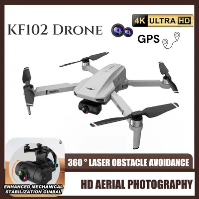 KF102 GPS Drone 4K Professional Dual HD Camera 2-Axis Gimbal Optical Flow WIFI FPV Photography