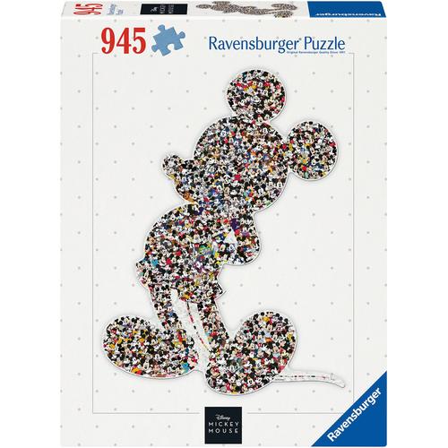 Konturenpuzzle RAVENSBURGER ""Shaped Mickey"" Puzzles bunt Kinder Made in Germany; FSC - schützt Wald weltweit