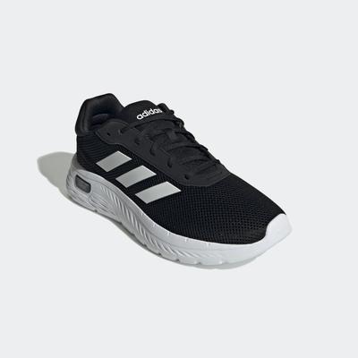 Walkingschuh ADIDAS SPORTSWEAR "CLOUDFOAM COMFY", Gr. 43, schwarz-weiß (core schwarz, cloud weiß, core schwarz), Textil, Synthetik, sportlich, Schuhe Image