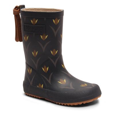Gummistiefel BISGAARD "fashion", Kinder, Gr. 31, blau (dunkelblau, tulpen), Naturkautschuk, gemustert, klassisch, Schuhe, Regenstiefel, Matsch-Schuh in normaler Weite Image