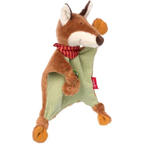 Schnuffeltuch SIGIKID ""Forest Fox"" braun (braun, grün) Baby Schnuffeltücher