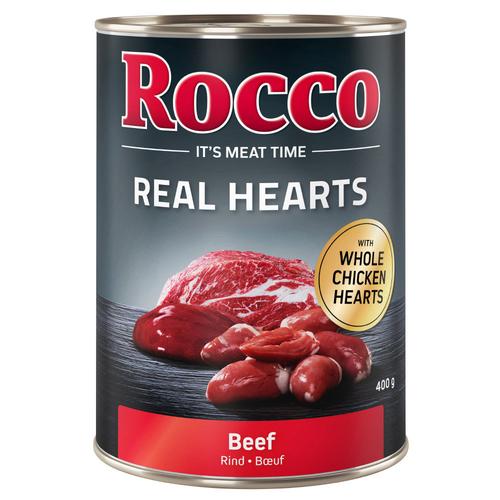 5 + 1 gratis! Rocco Trio di Carne oder Real Hearts 6 x 400g 6 x 400g Real Hearts Rind