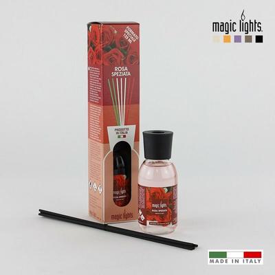 E3/83912 Difusor Aroma Mikado Rosa Especiada 125Ml. Magic Lights