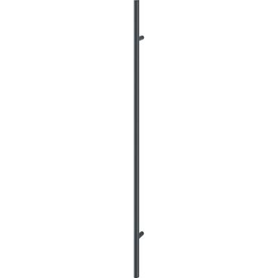 Hoppe - Stangengriff E5011 -1600/1200, Edelstahl schwarz matt, Ausführung: gerade, Stossgriff für Image