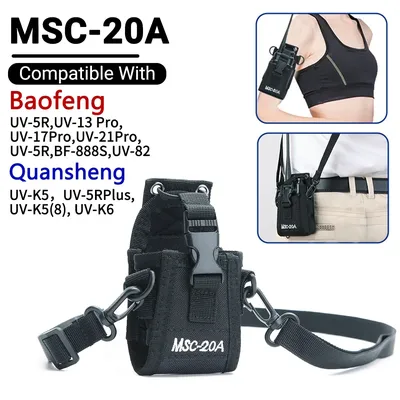 Tactical Walkie Talkie Pouch Oxford Molle Radio Pouch Outdoor Sport for Baofeng UV 5R Quansheng UV