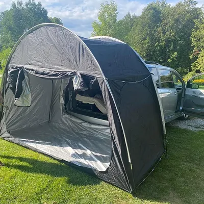 SUV Tent for Camping, SUV Tailgate Tent for Outdoor, Easy Set Up Tent, Portable for Car SUV Van Camping, Tents with 3 Doors