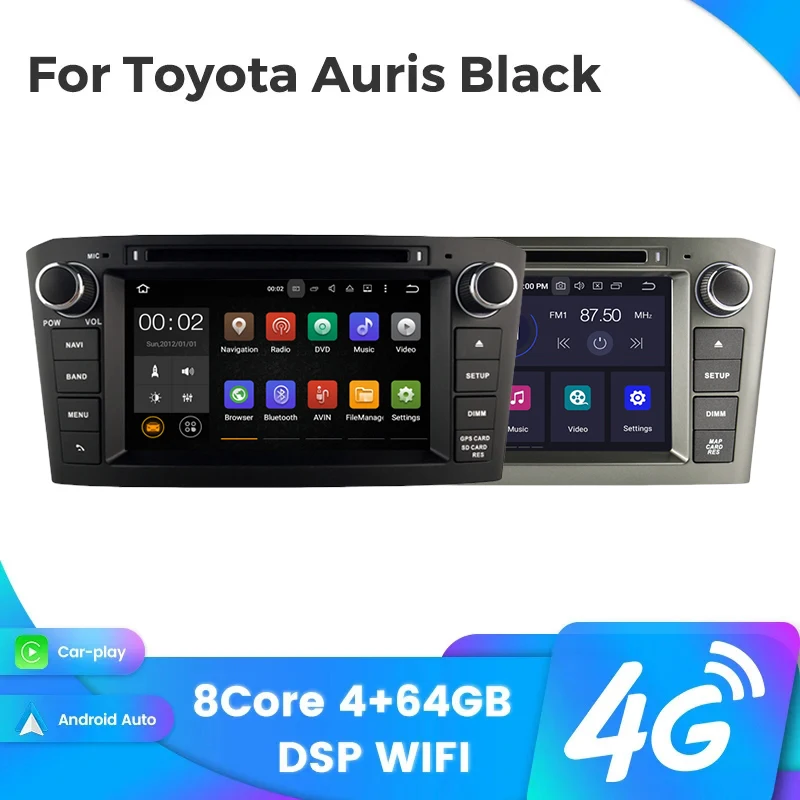 Witson autoradio android px5 auto dvd loader multimedia player für toyota avensis t250 2 ii 2012-2015 7 ''bildschirm radio wifi gps Image