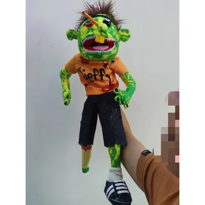 Zombie Jeffy Puppet Authentic SML Merch Full Size