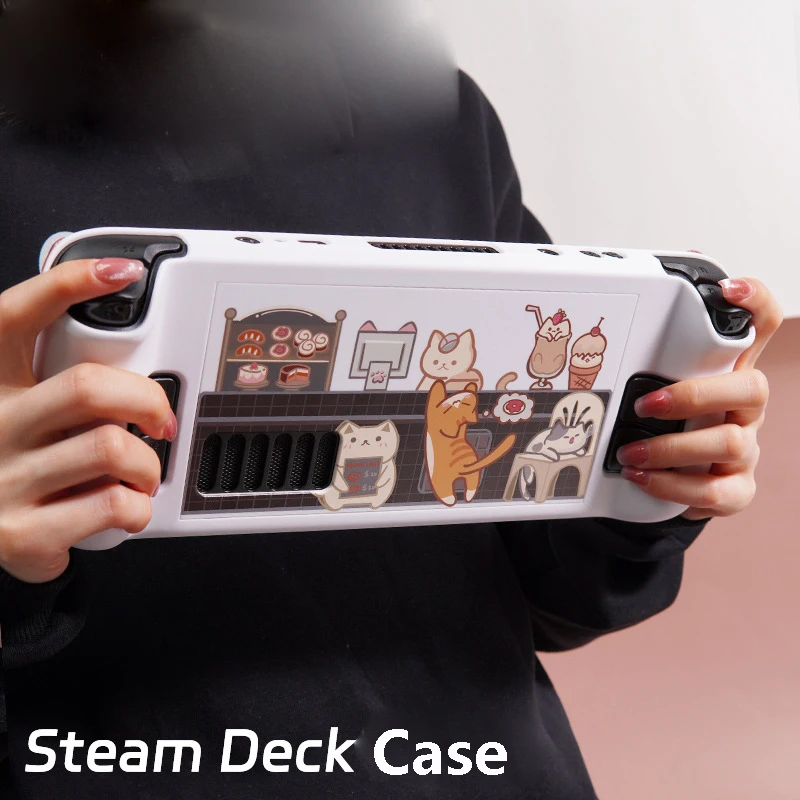 Protective Cover For Steam Deck Oled Controller Case Hard PC Gamepad Joystick Cover Video Games Accessories for Steam Deck