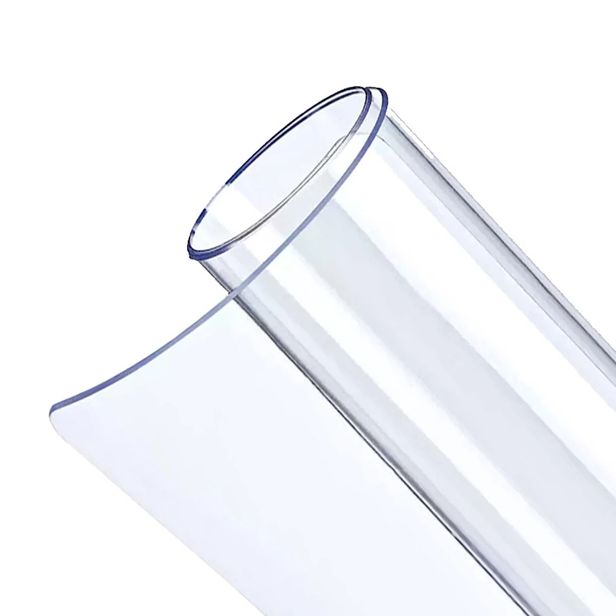Durchsichtiger Tischschutz, wasserdichte, ölbeständige Kunststoff-Tischdecken, transparenter Schreibtischschutz, Kunststoff, rechteckig, Vinyl, rutschfest Image