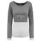 Champion University Apparel Womens Grey Top - Grey/white - Size Large | Champion Sale | Discount Designer Brands