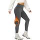 Per donna Pantaloni da yoga Leggings da yoga Leggings foderati in pile Controllo addominale Sollevamento glutei Vita Alta Yoga Allenamento in Palestra Pilates Leggings corti Nero Blu marino scuro