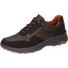 Sneaker WALDLÄUFER "H-MAX", Herren, Gr. 12,5 (48), braun (dunkelbraun), Nubukleder, Nappaleder, sportlich, Schuhe, Bequemschuh, Halbschuh, Schnürschuh in Komfortweite H = sehr weit