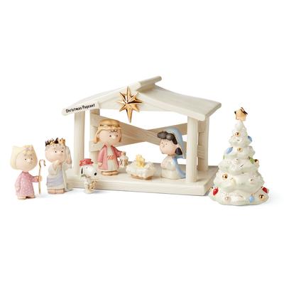 Lenox Peanuts The Christmas Pageant & Creche 8-Piece Set