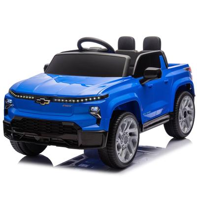 Christmas Gift Chevrolet Silverado 12V Ride-On Car for Kids with Suspension